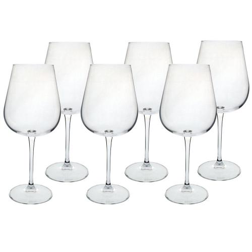 Conjunto de Taças para Vinho Tinto Bohemia Ardea 540 ml em Cristal Ecológico - 6 Peças