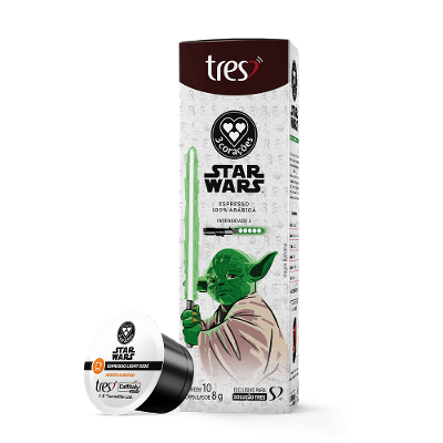 Cápsula de Café Espresso Star Wars™ Mestre Yoda TRES 3 Corações