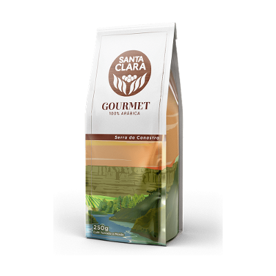 Café Torrado e Moído Serra da Canastra Gourmet Santa Clara Pacote 250g