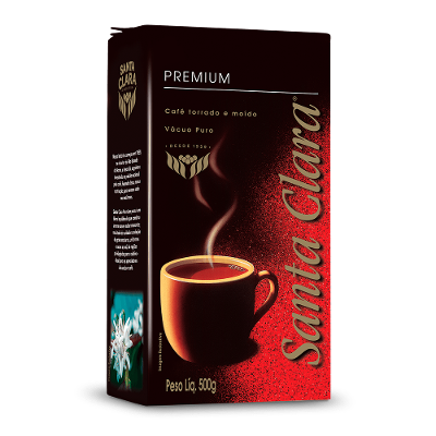Café Torrado e Moído Santa Clara Premium a Vácuo 500g