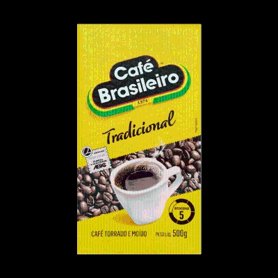 Café Torrado e Moído Café Brasileiro Tradicional a Vácuo 500g