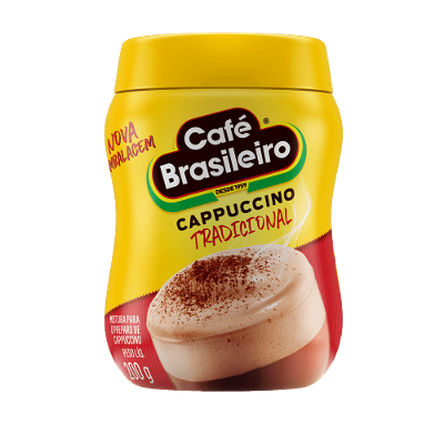 Cappuccino Tradicional Café Brasileiro Pote 200g