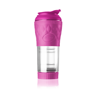 Cafeteira Portátil Rosa 350ml - Pressca