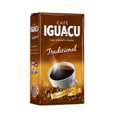 Café Torrado e Moído Iguaçu Tradicional a Vácuo 500g