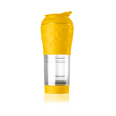 Cafeteira Portátil Amarela 350ml - Pressca