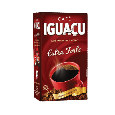 Café Torrado e Moído Iguaçu Extra Forte a Vácuo 500g