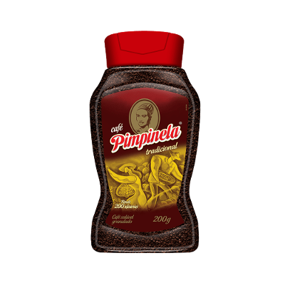 Café Solúvel Granulado Pimpinela Tradicional Vidro 200g
