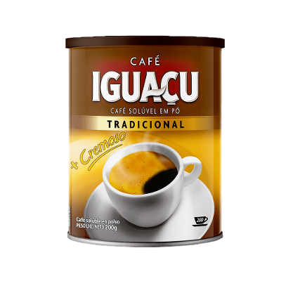 Café Solúvel em Pó Tradicional Iguaçu Lata 200g