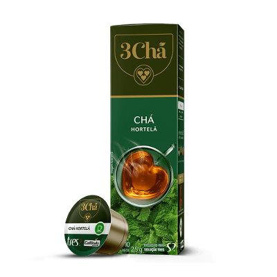 Cápsula de Chá de Hortelã TRES 3Chá