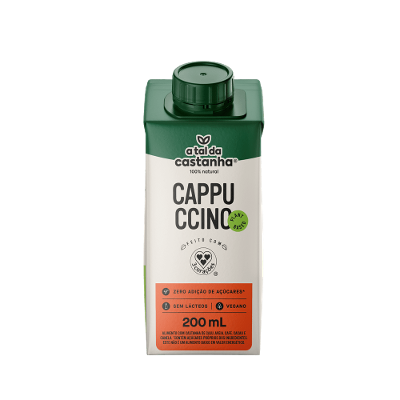 Bebida Cappuccino A Tal da Castanha e 3 Corações