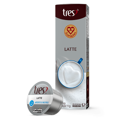 Cápsula de Latte TRES 3 Corações