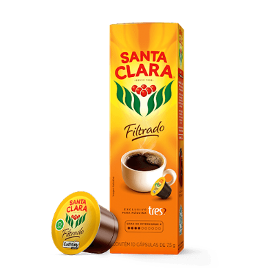 Cápsula de Café Filtrado Clássico Santa Clara