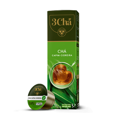 Cápsula de Chá Capim Cidreira TRES 3Chá