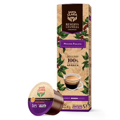 Cápsula de Café Espresso TRES Reserva da Família Mogiana Paulista Santa Clara
