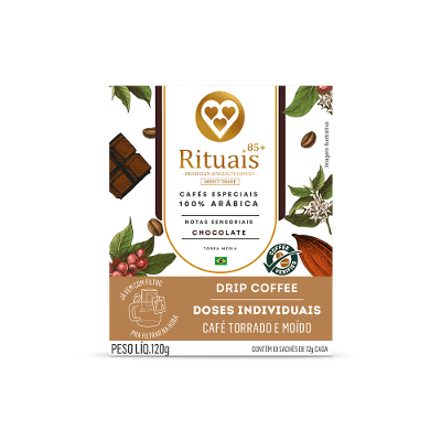 Drip Coffee Rituais Chocolate 85+