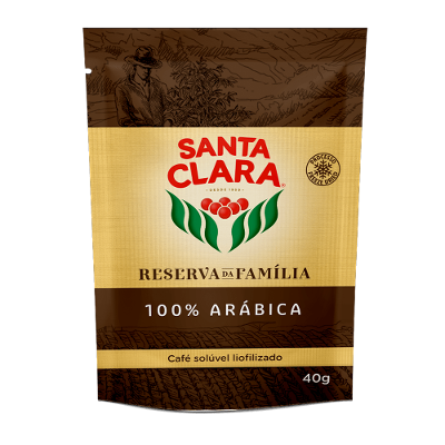 Café Solúvel  Santa Clara Reserva da Família Refil 40g