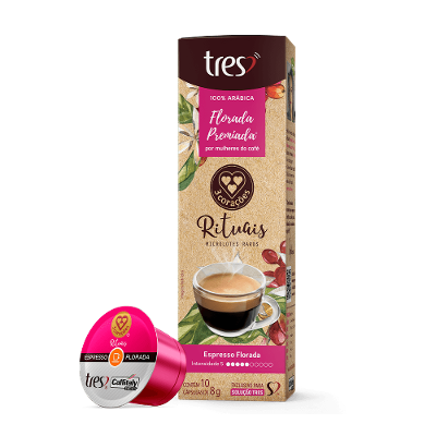 Cápsula de Café Espresso TRES Rituais Florada