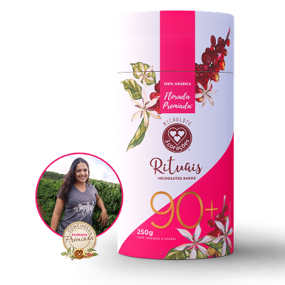 Café Torrado e Moído Florada 90+ Mara Covre 3 Corações Lata 250g