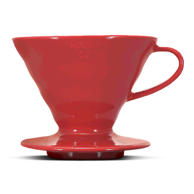 Coador Hario V60 02 Cerâmica Vermelha