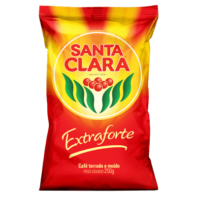 Café Torrado e Moído Santa Clara Extra Forte Pacote 250g