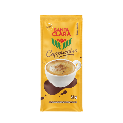 Cappuccino Santa Clara 30 Sachês com 20g Cada