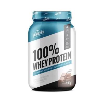 Suplemento em Pó 100 Whey Sabor Chocolate 900g Shark Pro