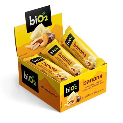 Barra de Castanhas e Frutas Banana com Chocolate 25g