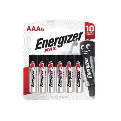 Pilha Alcalina Energizer AAA com 6