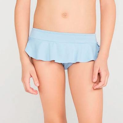 Biquini Calcinha Babado Infantil de Surf