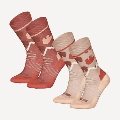 Meia Infantil de Caminhada SH100 Cano Médio (2 Pares)