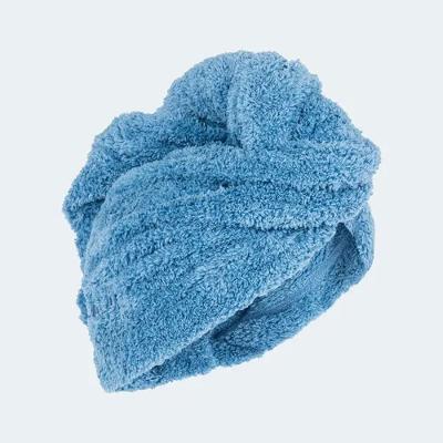 Toalha para Cabelo em Microfibra Nabaiji Azul