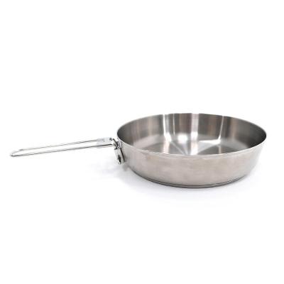 Frigideira de Trilha MH100 Inox com Fundo Duplo 0,9L