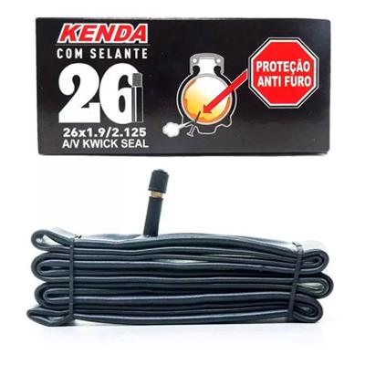 Câmara De Ar 26 X 1.9/2.125 Kenda Selante Anti Furo Preto Vacinada