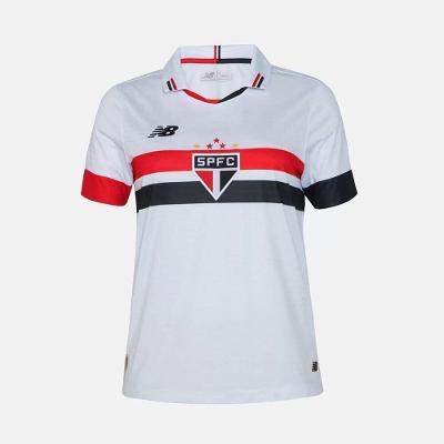 Camisa Feminina São Paulo I 24/25 s/n Torcedor New Balance