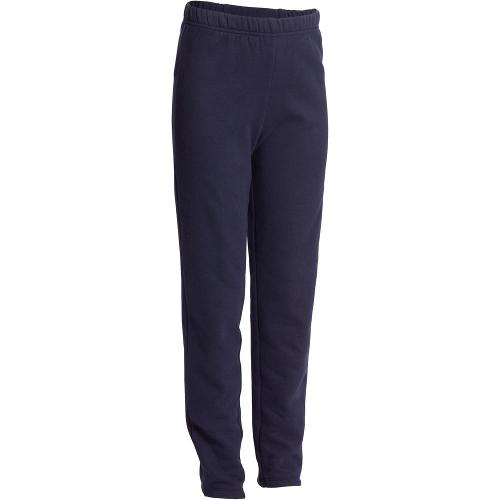 Calça Moletom Infantil Menino Straight 100 Azul Domyos