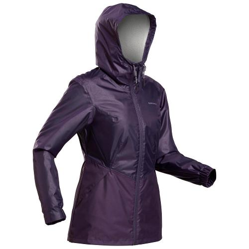 Jaqueta Feminina Impermeável de Trilha SH100 X-Warm