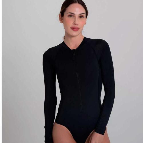 Maiô Feminino De Surf Manga Longa