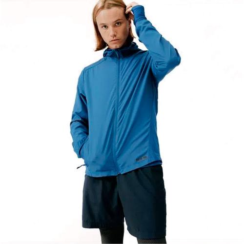 Jaqueta Corta-Vento de Corrida Masculino Kalenji Azul