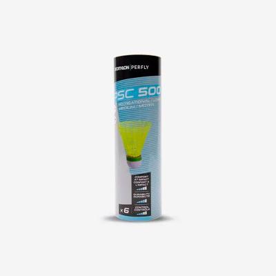 Peteca de Badminton Plástico Psc 500 (6 Petecas)