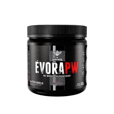 Pré Treino Evora Darkness Evora 300g Sabor Frutas Amarelas