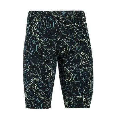 Sunga Infantil de Natação First 500 Preto Estampado Nabaiji