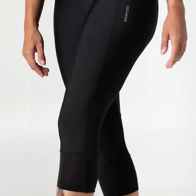 Calça Capri Básica Mesh Feminina de Academia 120 Preto Domyos