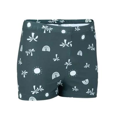 Sunga Boxer Bebê de Natação Verde Nabaiji
