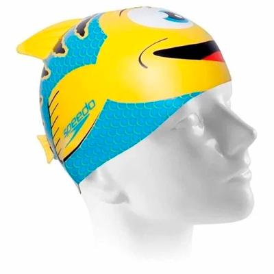 Touca de Natação Infantil de Silicone Fish Cap