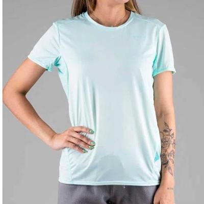 Camiseta Feminina de Trilha MH100 Verde Quechua