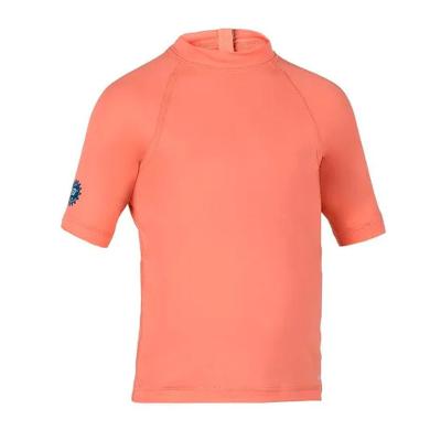 Camiseta de Proteção Solar Infantil de Natação Laranja