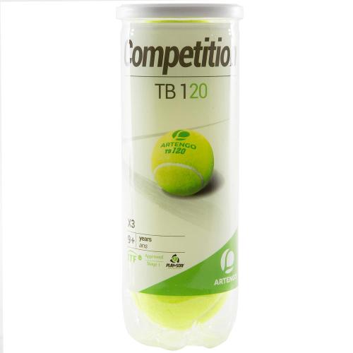 Bola de Tennis Ponto Verde Pressurizadas Tb120 Tubo com 3 Bolas