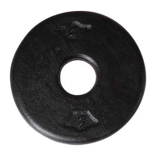 Anilha 1kg Ferro Fundido com Furo de 28mm