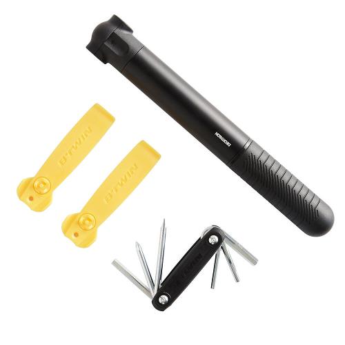 Kit de Reparos com Bomba de Mão MTB Pump para Bicicleta