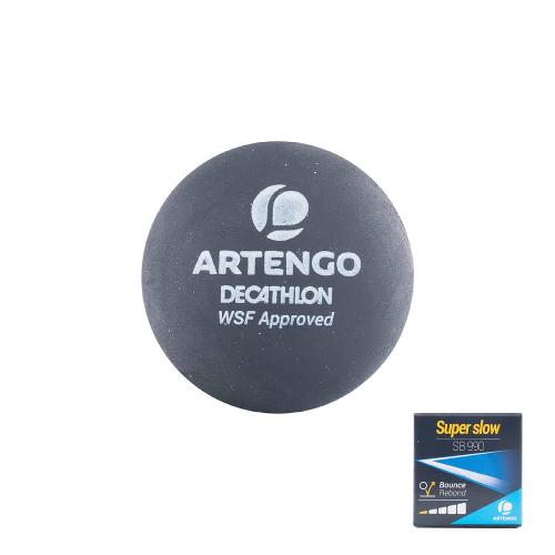 Bola Squash SB 990 Duplo Ponto Amarelo Artengo